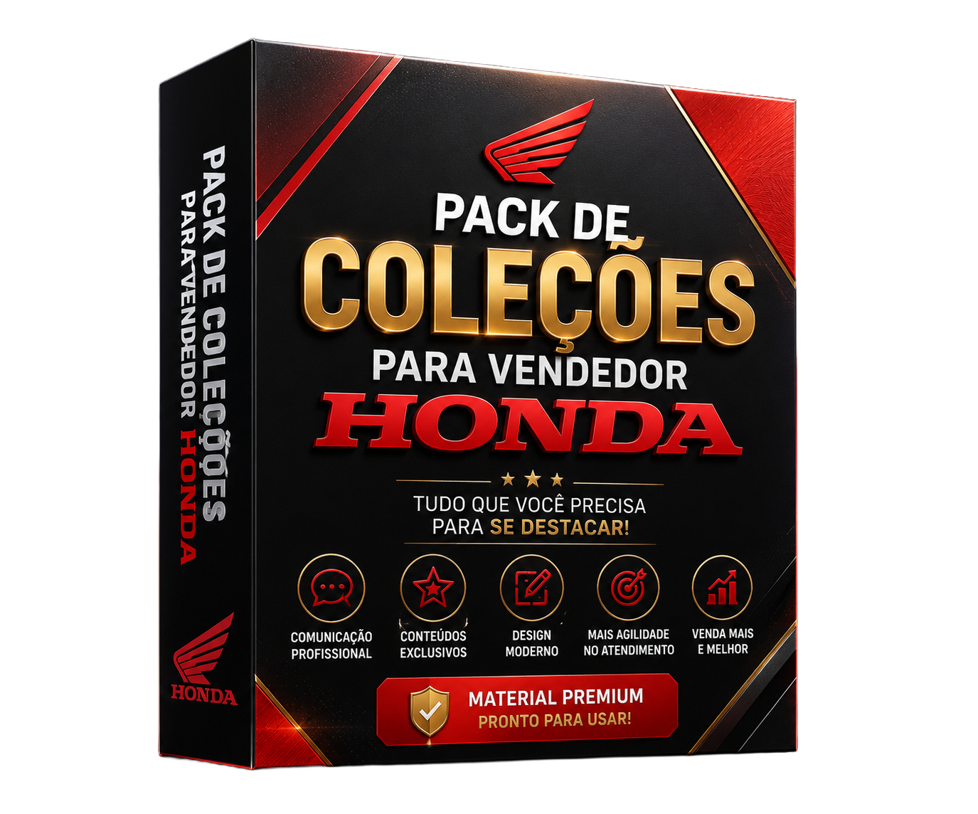 Caixa do Pack de Coleções para Vendedor Honda